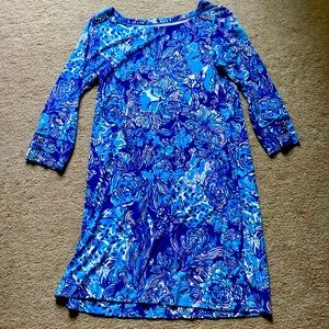 Lilly Pulitzer knit jersey dress size large great condition